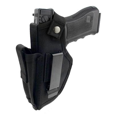 China Good & Left Hand Hunting Airsoft Gun Tactical Ambidextrous Gun Holsters Nylon Gun Belt Holster For Medium Large Pistols for sale