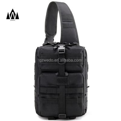 China High Quality Tactical Black Packet Black Tactical Rover Assault Chest Rover Shoulder Sling Backpack Small EDC Molle Chest Cross - Body Bag for sale