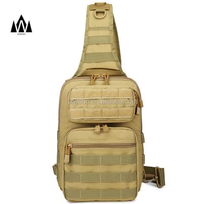 China Waterproof Tactical Cross - Body Bag Men Chest Bag, Military Hunting Fishing Camping Hiking Army Chest Backpack Mochila Molle Shoulder Pack for sale