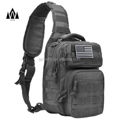 China Waterproof Tactical Bag Cross - Black Military Mens Tactical Body Shoulder Sling EDC Bag, Outdoor Camping Rig Tactic Chest Bag For Hiking for sale