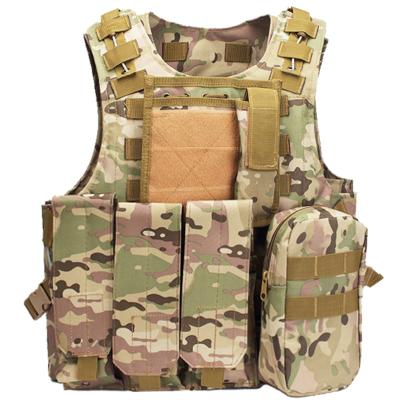 China Military Police Molle Gear Security Vests Tactical Vest For Military Men, Combat Molle Gear Security Vests With Removable Pouches For CS, Hunting, Shooting for sale