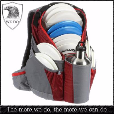 China camping & Hiking Weekender Outdoor Sports Disc Golf Backpack With Water Bottle Pocket for sale