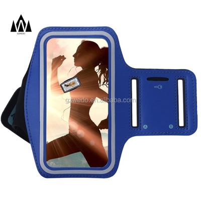 China Waterproof Neoprene Running Phone Cases Arm Band , Mobile Phone Fitness Sport Armband For Running for sale