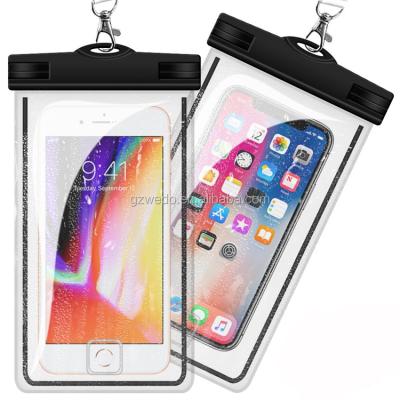 China Flowering Waterproof Phone Case, Universal Phone Dry Bag Pouch, Touch ID / Fingerprint Unlock / Sensitive Touch Screens for sale