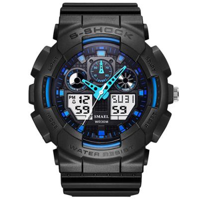 China SMAEL Fashion Street Waterproof Trend Sports Men's Electronic Watch for sale