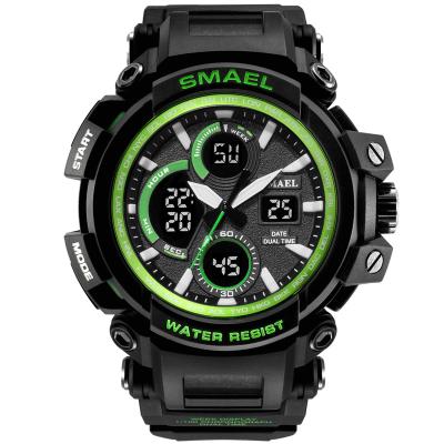 China SMAEL Waterproof Frontier Men's Big Dial Luminous Sports Personalized Electronic Watch for sale