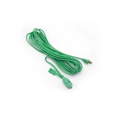 China Home Appliance Green Outdoor Rechargeable 125v Extension Cord for sale