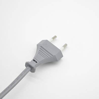 China High Quality Home Appliance 2 Prong Bite Style PVC Power Cord Extender Extension Cord for sale