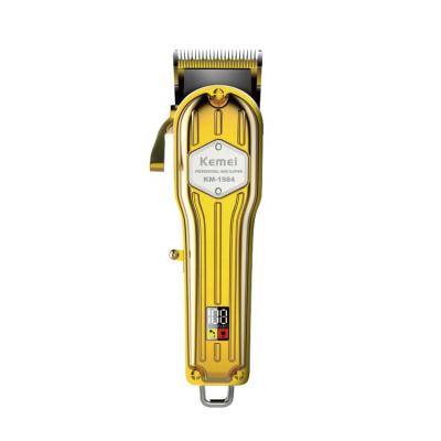 China Triple Blade Profess Amazon Kemei 1984 High Performance T-Blade Rechargeable Electric Hair Clipper Barber Trimmer For Men for sale