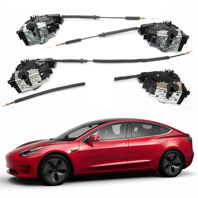 China Metals and plastics etc. for Tesla Model 3 Electric Suction Door Auto Refurbished Car Accessories Auto Intelligence Electric Car Locks Car for sale