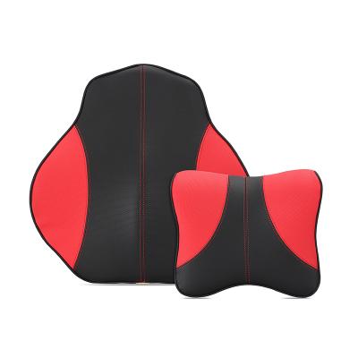 China Memory Car Seat Headrest Headrest Pad Car Seat Lumbar Support Cushion Neck Rest Cushion Neck Head Pad for sale