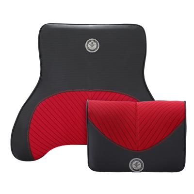 China Memory Car Seat Headrest Headrest Pad Car Seat Lumbar Support Cushion Neck Rest Cushion Neck Head Pad for sale