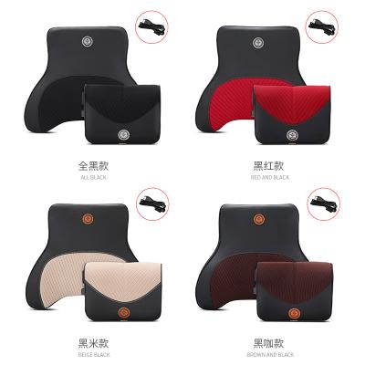 China Memory Car Seat Headrest Headrest Pad Car Seat Lumbar Support Cushion Neck Rest Cushion Neck Head Pad for sale