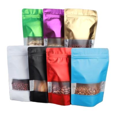 China Custom Aluminum Foil Good Side Best Selling Recyclable Food Dried Fruit Tea Gift Standing Self Sealing Moisture Proof Bag for sale