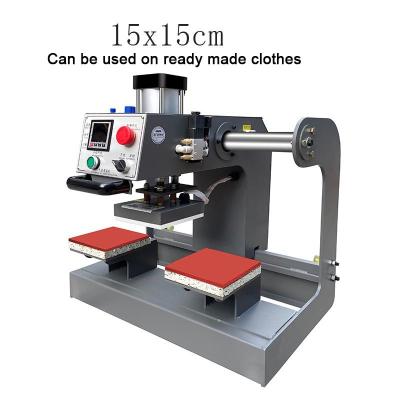 China Garment Shops Double Station Semi Automatic Pneumatic Heat Press Machine Semi-automatic Sublimation Machine for sale