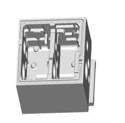 Chine Moule de butoir adapté aux besoins du client de voiture de conception, moule en aluminium faisant la conception rocailleuse à vendre