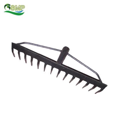 China Agriculture Rake (16T/22T) Garden Rake With Wooden Handle, Bow Rake for sale