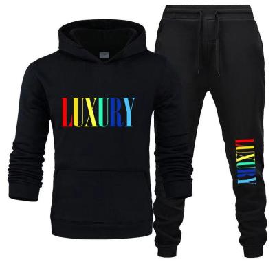 China Wholesale Custom Logo QUICK DRY Custom Pocket Sweatshirt Hoodie &Pants Men Long Sleeves Front Hooded 2 Piece Set for sale