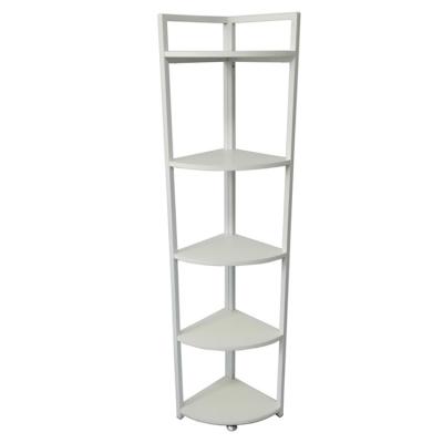 China Multi-Functional Home Multi-Function Corner Rack Corner Triangle Wall Standing Storage Organizer for sale