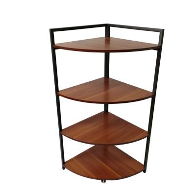 China 4 Layers Sturdy Sustainable Free Standing Metal Steel Wine Storage Racks for sale