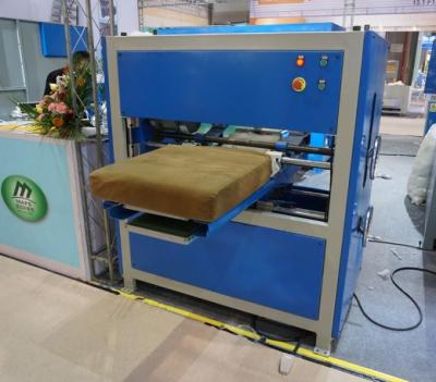 China Reduce Labor Cushion Covering Machine Electricity Controlled Height And Width for sale