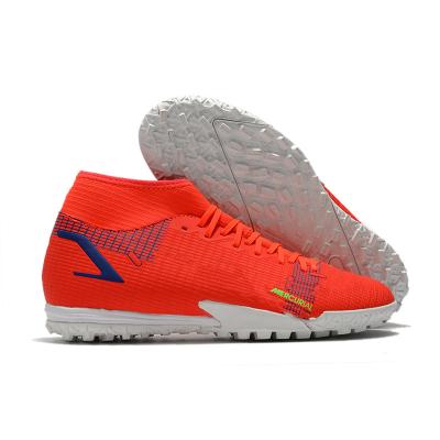 China Trainning Away Soccer Shoes Men's Mercurial Superfly 14th Stud High Top Football 8 Academy TF Soccer Shoes 39-45 for sale