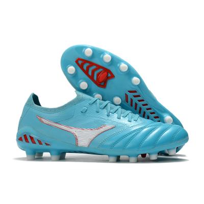 China Trainning Outdoor Soccer Shoes Mens High End Morelia Knitted FG Soccer Shoes MORELIA NEO III BETA Japan FG39-45 for sale