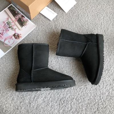 China Winter Fashion Australia Designer Snow Boots Anti-slippery Women's Knee Boots Classic Short Bow Girl's Warm Ankle II Boot 36-40 for sale