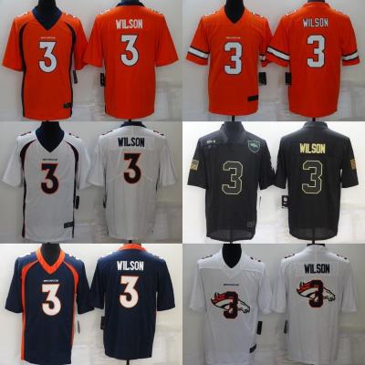 China Mens Charger 52 Khalil Mack 3 Russell Wilson Bronco Breathable Football Jersey for sale