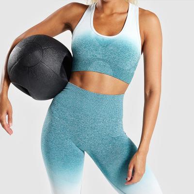 China Breathable Women Sports Bra Fitness Top Letters Yoga Bra Fitness Crop Top Women Push Up Sports Bra for sale