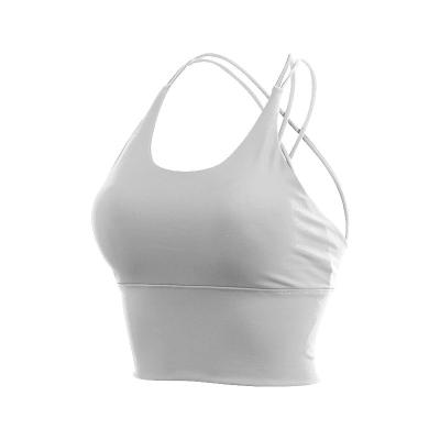 China High-impact yoga sports bra high-quality breathable cross bra sweat-Wicking for sale