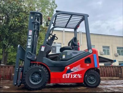 China 1.5 Tons Heli Second Hand Forklift Sit On Type Comfortable Driving for sale