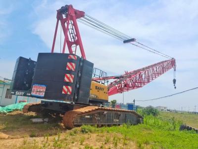 China Construction Used Spider Crane Telescoping Crawler Crane Used 150ton for sale