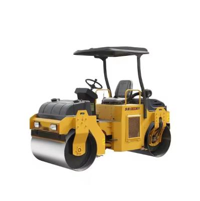 China Small roller double drum roller SRD03 model, yellow roller used on construction sites, pure iron configuration for sale