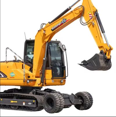 China X120 12 Ton Wheel Tracked Excavator Construction Site Mineral Resources Engineering for sale