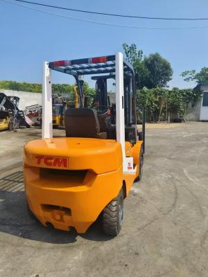 China Good Working Condition Used TCM FD30 Forklift Three Door Frame With Lifting Height 4.5 Meters for sale