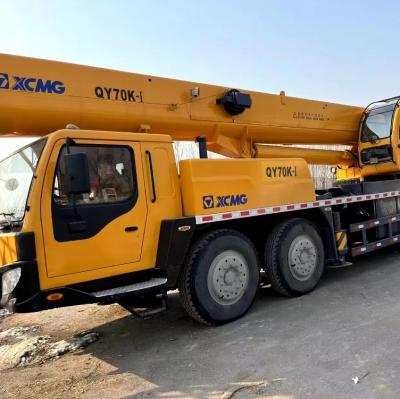 China used xcmg 70ton mobile truck crane original xcmg QY70K QY70K-I QY70KC 70ton truck crane for sale good condition for sale