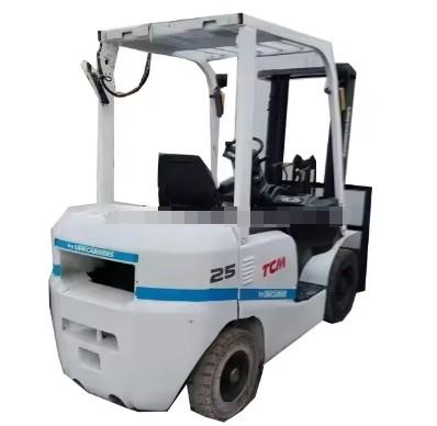 China Excellent Used TCM 25 2.5 ton forklift factory direct mini diesel original excellent guaranteed import used forklift for sale