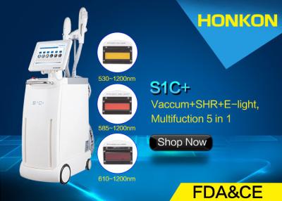 China Vacuum RF IPL Beauty Equipment , Facial Hair Removal Machine For Women for sale