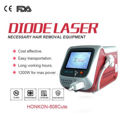 China Máquina sin dolor profesional del retiro del pelo del laser del diodo 808nm para el salón de belleza en venta