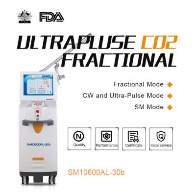 China Ultrapulse Rf - aufgeregtes CO2 Bruchlaser-Maschine mit vaginaler Funktion für Akne-Narben-Abbau zu verkaufen