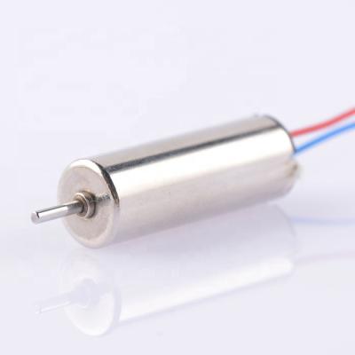 China Totally enclosed 3.0v 28000rpm 7x20mm lead wire coreless DC motor for RC airplane drone 0720 mini motor for sale