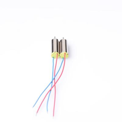 China Waterproof 6mm Diameter 15mm Length Micro Coreless DC Motor 3.7 V for sale