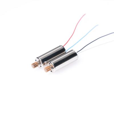 China Tiny Drip-PROOF Drone 3.4V 35000 RPM Diameter 8.5mm Micro DC Drive Motor for sale