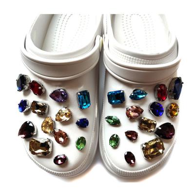 China Custom Shoe Clog Charm Metal Garden Shoe Clog Charms Luxury For Shoe Decorations for sale