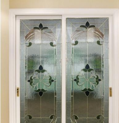 China decorative glass usded in French door for sale