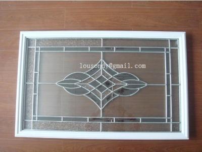 China triple  glass panel with  frame in door for sale