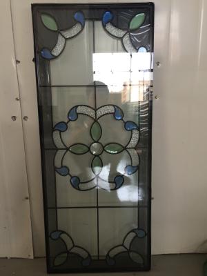 China patina caming decorative door glass 1” thickness for sale