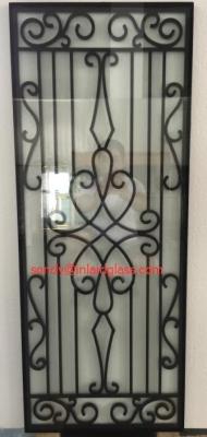 China cheap price wrought iron glass of 10*10 MM black steel bar for sale