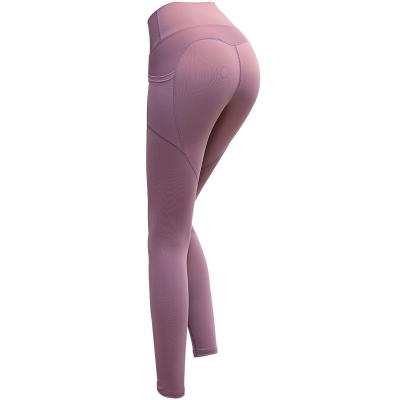 China Breathable Newcomer Comfortable Outdoor Running Suits Are Tight And Sexy Yoga Pants With Pockets Yoga Tights for sale